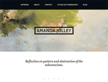 Tablet Screenshot of amandajolley.com